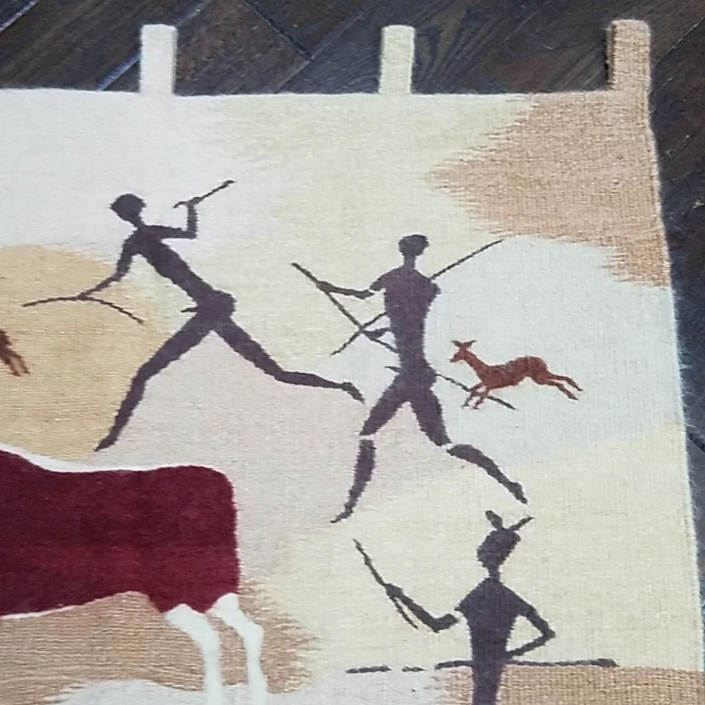 African woven wall hanging